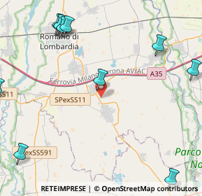 Mappa Strada Vicinale della Barona di Sotto, 24051 Antegnate BG, Italia (6.04364)