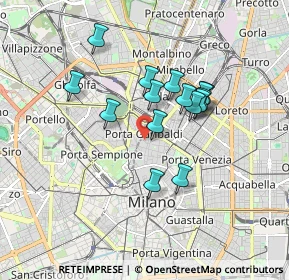 Mappa Via Marsala, 20121 Milano MI, Italia (1.41667)