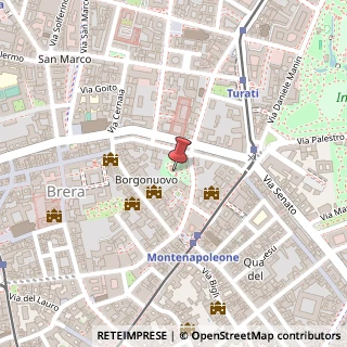 Mappa 20121 Milano MI, Italia, 20121 Milano, Milano (Lombardia)