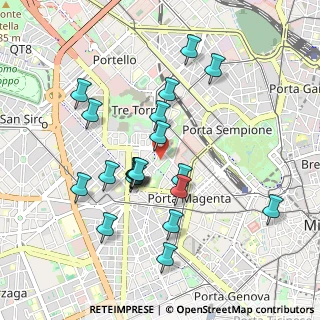 Mappa Via Angelo Michele Grancini, 20145 Milano MI, Italia (0.8945)