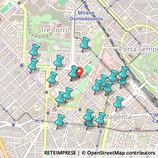 Mappa Via Angelo Michele Grancini, 20145 Milano MI, Italia (0.4845)