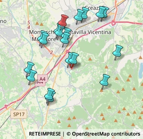 Mappa Via Revese, 36040 Brendola VI, Italia (3.98316)