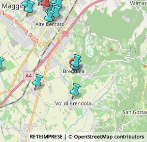 Mappa Via Revese, 36040 Brendola VI, Italia (3.034)
