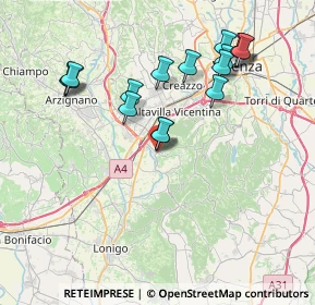 Mappa Via Revese, 36040 Brendola VI, Italia (7.735)