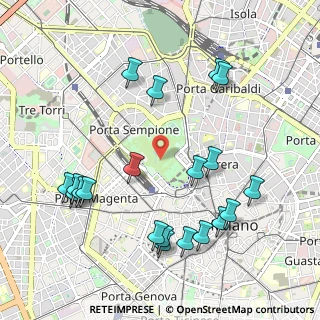Mappa Milano, 20123 Milano MI, Italia (1.149)
