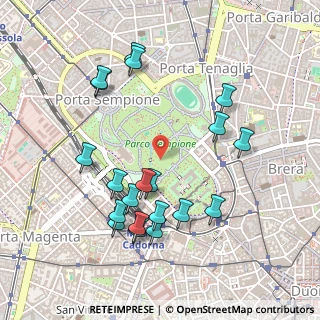 Mappa Milano, 20123 Milano MI, Italia (0.513)
