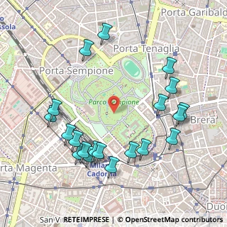 Mappa Milano, 20123 Milano MI, Italia (0.568)