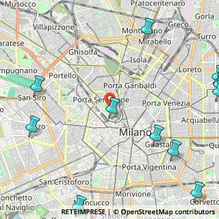 Mappa Milano, 20123 Milano MI, Italia (3.61857)