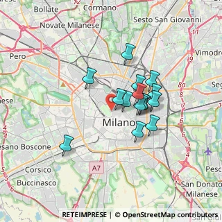 Mappa Largo Greppi, 20121 Milano MI, Italia (2.61333)