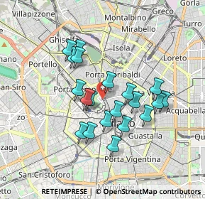 Mappa Largo Greppi, 20121 Milano MI, Italia (1.491)