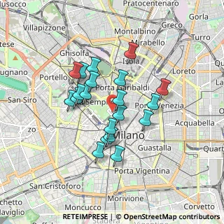 Mappa Largo Greppi, 20121 Milano MI, Italia (1.412)