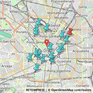 Mappa Largo Greppi, 20121 Milano MI, Italia (1.61647)