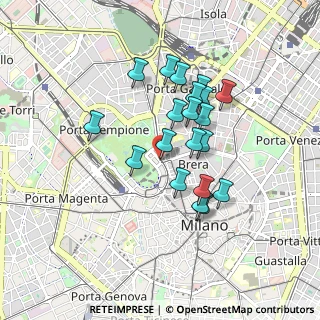 Mappa Largo Greppi, 20121 Milano MI, Italia (0.729)