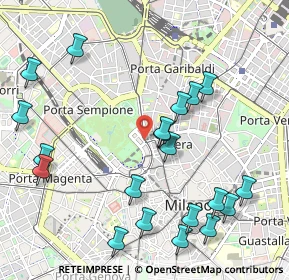 Mappa Largo Greppi, 20121 Milano MI, Italia (1.193)