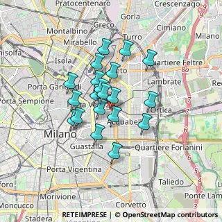 Mappa Via Castel Morrone, 20131 Milano MI, Italia (1.2945)
