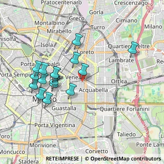 Mappa Via Castel Morrone, 20131 Milano MI, Italia (1.88438)
