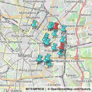 Mappa Via Castel Morrone, 20131 Milano MI, Italia (1.3115)