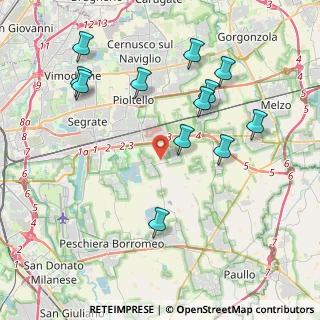 Mappa 20090 Rodano MI, Italia (4.27583)