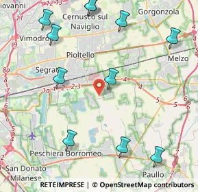 Mappa 20090 Rodano MI, Italia (5.26182)