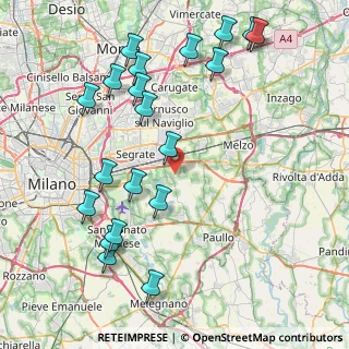 Mappa 20090 Rodano MI, Italia (9.586)