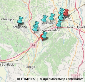 Mappa Via Paolo Sarpi, 36040 Brendola VI, Italia (7.75063)