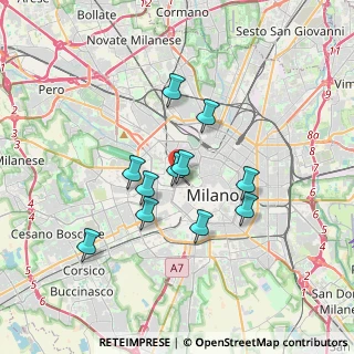 Mappa Via Vincenzo Monti, 20153 Milano MI, Italia (2.86455)