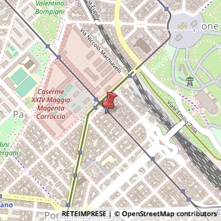 Mappa Via Vincenzo Monti, 55, 20123 Milano, Milano (Lombardia)