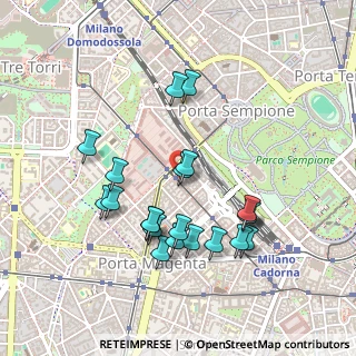 Mappa Largo 5º Alpini, 20145 Milano MI, Italia (0.454)
