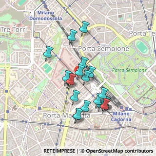 Mappa Via Vincenzo Monti, 20153 Milano MI, Italia (0.3985)