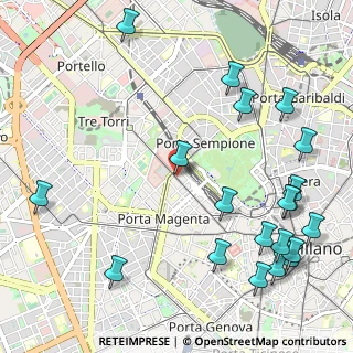 Mappa Largo 5º Alpini, 20145 Milano MI, Italia (1.4185)