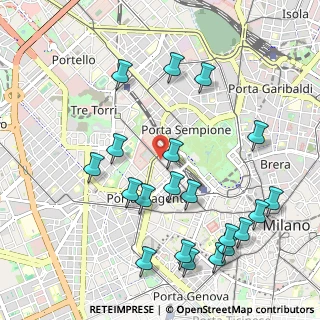 Mappa Via Vincenzo Monti, 20153 Milano MI, Italia (1.177)