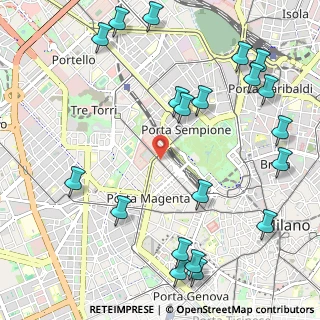 Mappa Via Vincenzo Monti, 20153 Milano MI, Italia (1.399)