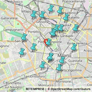 Mappa Via Vincenzo Monti, 20153 Milano MI, Italia (2.0635)