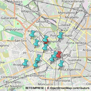 Mappa Via Vincenzo Monti, 20153 Milano MI, Italia (1.65333)