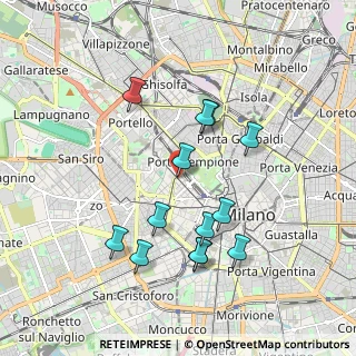 Mappa Via Vincenzo Monti, 20153 Milano MI, Italia (1.79308)