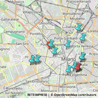 Mappa Via Vincenzo Monti, 20153 Milano MI, Italia (2.36471)