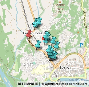 Mappa Cantone Torassa, 10015 Ivrea TO, Italia (0.28889)