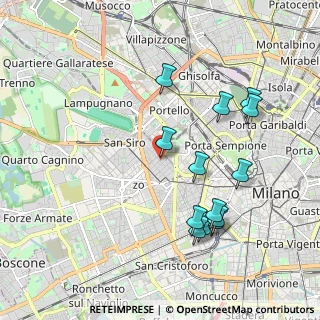 Mappa Via Previati, 20149 Milano MI, Italia (2.02769)