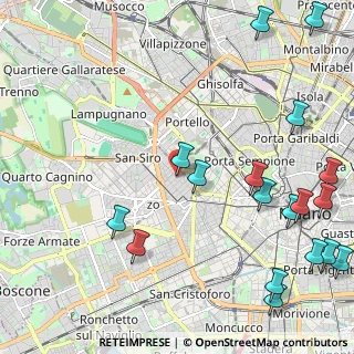 Mappa Via Previati, 20149 Milano MI, Italia (3.02444)