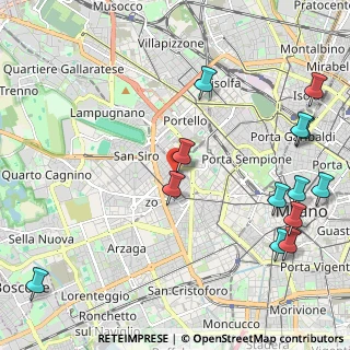 Mappa Via Previati, 20149 Milano MI, Italia (2.79231)