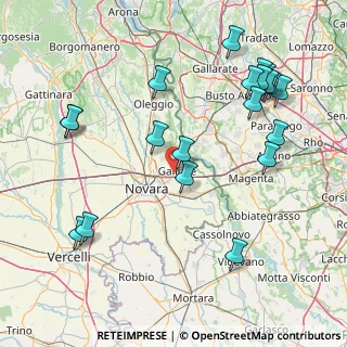 Mappa Via Novara, 28066 Galliate NO, Italia (18.9025)