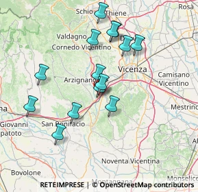 Mappa Via del Progresso, 36054 Montebello Vicentino VI, Italia (13.53286)
