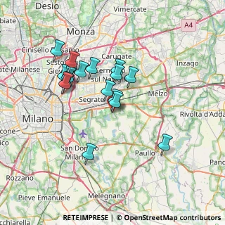 Mappa Via Kennedy, 20090 Rodano MI, Italia (6.46118)