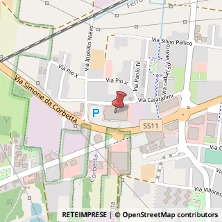 Mappa Via Ippolito Nievo, 20011 Corbetta, Milano (Lombardia)