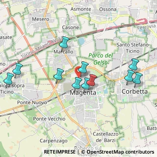 Mappa Via A. Saffi, 20013 Magenta MI, Italia (1.98)