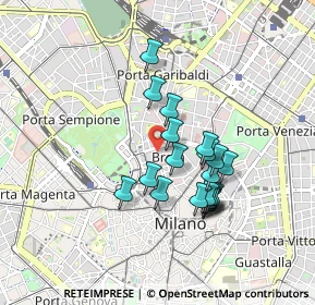 Mappa Via Marco Formentini, 20121 Milano MI, Italia (0.736)