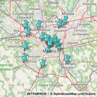 Mappa Via Fiori Chiari, 20121 Milano MI, Italia (5.63471)