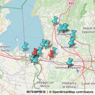 Mappa Via dei Miniscalchi, 37017 Lazise VR, Italia (6.82842)