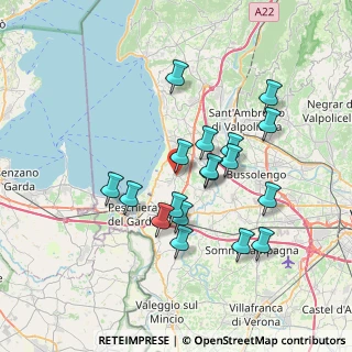 Mappa Via dei Miniscalchi, 37017 Lazise VR, Italia (6.50056)