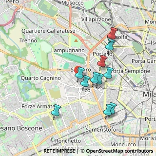 Mappa Via Privata Tracia, 20148 Milano MI, Italia (1.71)